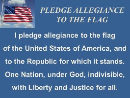 Pledge of allegance